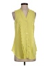 Meadow Rue 100% Polyester Yellow Sleeveless Blouse Size 2 - photo 1