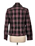 Evan Picone 100% Cotton Plaid Burgundy Jacket Size L - photo 2