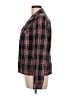 Evan Picone 100% Cotton Plaid Burgundy Jacket Size L - photo 5