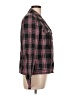 Evan Picone 100% Cotton Plaid Burgundy Jacket Size L - photo 4