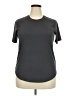 Zyia Active Solid Gray Active T-Shirt Size XXL (estimated) - photo 1