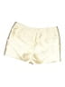 ALLSAINTS 100% Polyester Metallic Ivory Shorts Size 12 - photo 2