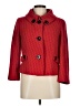 Randy Kemper Chevron-herringbone Red Coat Size 8 - photo 1