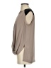 BCBGMAXAZRIA 100% Polyester Tan Sleeveless T-Shirt Size S - photo 5