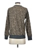 Splendid Animal Print Brown Pullover Sweater Size XS - photo 2