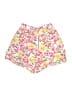 La Belle 100% Rayon Floral Pink Shorts Size 5 - photo 1
