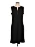 Christopher & Banks Solid Black Casual Dress Size 10 - photo 1