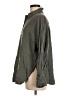 Zara Solid Green Long Sleeve Button-Down Shirt Size M - photo 5