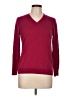 Talbots Outlet 100% Cotton Burgundy Pullover Sweater Size Lg Petite - photo 1