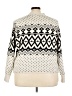 Old Navy Print Ivory Pullover Sweater Size 3X - photo 2