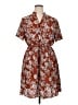 ePretty 100% Polyester Brown Casual Dress Size XL - photo 1