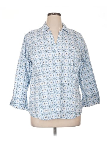 Croft & Barrow 3/4 Sleeve Button-Down Shirt (view 1)