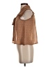 Pretty Good 100% Polyester Brown Sleeveless Blouse Size S - photo 5