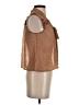 Pretty Good 100% Polyester Brown Sleeveless Blouse Size S - photo 4