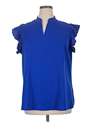 Fashion Short Sleeve Blouse (view 1)