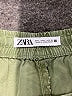 Zara Solid Green Cargo Pants Size L - photo 7