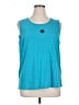 Draper's & Damon's Teal Sleeveless Top Size 1X (estimated) - photo 1