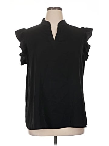Fashion Short Sleeve Blouse (view 1)