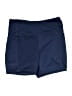 Nicole Miller Solid Blue Athletic Shorts Size L - photo 1
