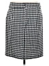 MICHAEL Michael Kors Houndstooth Black Casual Skirt Size 8 - photo 2