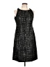 Taylor Tweed Black Cocktail Dress Size 10 - photo 1