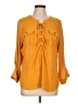 Nygard Yellow 3/4 Sleeve Blouse Size L (petite) - photo 1