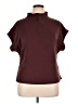 ADAY Burgundy Short Sleeve Top Size XL - photo 1