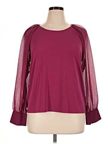 Calvin Klein Long Sleeve Blouse (view 1)