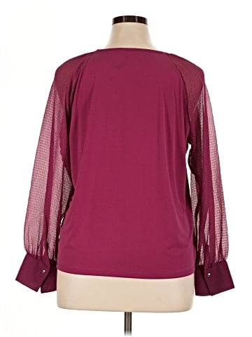 Calvin Klein Long Sleeve Blouse (view 2)