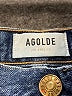 AGOLDE 100% Cotton Blue Jeans Size 28 waist - photo 7