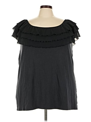 Denim 24/7 Sleeveless Blouse (view 1)