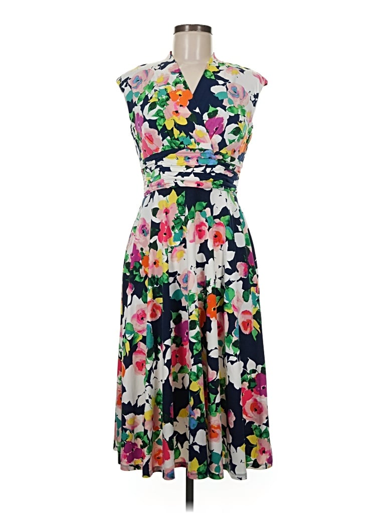 Pre-owned Jessica Howard Cocktail Dress In Blue