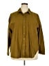 Universal Thread Solid Brown Long Sleeve Button-Down Shirt Size XXL - photo 1