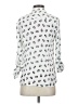Freebird 100% Polyester Print White 3/4 Sleeve Blouse Size S (estimated) - photo 2