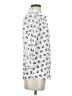 Freebird 100% Polyester Print White 3/4 Sleeve Blouse Size S (estimated) - photo 4