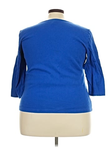 Karen Scott Sport 3/4 Sleeve Top (view 2)