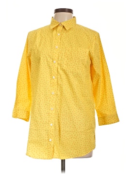 Lands' End 3/4 Sleeve Button-Down Shirt (view 1)