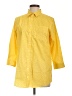 Lands' End Polka Dots Yellow 3/4 Sleeve Button-Down Shirt Size 12 - photo 1