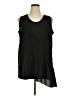 Simply Vera Vera Wang Black Sleeveless Blouse Size XL - photo 1