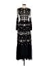 Mac Duggal 100% Polyester Black Cocktail Dress Size 6 - photo 1