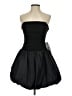 Xscape Solid Black Cocktail Dress Size 4 - photo 1