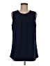 Soft Surroundings 100% Polyester Blue Sleeveless Blouse Size M - photo 1
