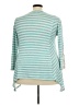 Absolutely Famous Teal Long Sleeve Top Size 3X - photo 2