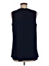 Soft Surroundings 100% Polyester Blue Sleeveless Blouse Size M - photo 2