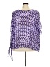 Catherines 100% Polyester Purple 3/4 Sleeve T-Shirt Size 3X Petite - photo 1