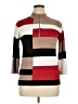 Carol Rose Color Block Red Pullover Sweater Size XL - photo 1