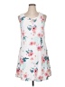 Mudd Floral White Casual Dress Size XL - photo 1