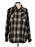 Tommy Hilfiger Plaid Black Long Sleeve Button-Down Shirt Size M - photo 1