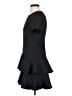 Rebecca Taylor Houndstooth Black Cocktail Dress Size 4 - photo 5