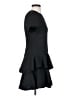 Rebecca Taylor Houndstooth Black Cocktail Dress Size 4 - photo 4